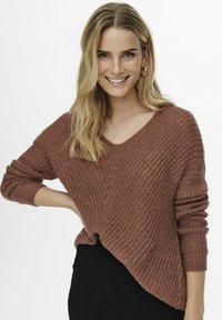 JDY JDYNEW MEGAN  PULLOVER - Pullover - russet