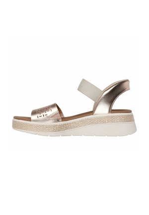 Platform sandals - rosé goud