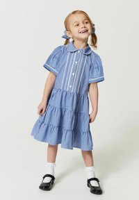 Clarks GINGHAM SCHOOL AND SCRUNCHIE SET - Ingruha - blue