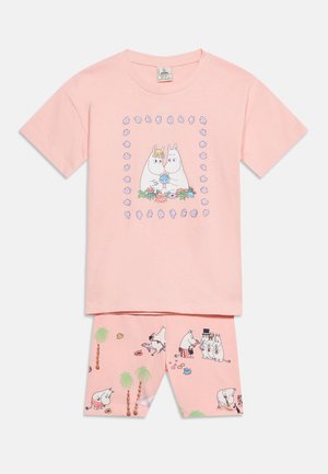 Lindex, MOOMIN BIKER SET  - Shorts - light pink