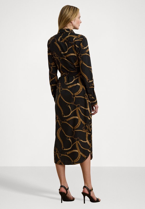 Belting Print Crepe Shirtdress - Shirt dress2