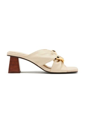 Gioseppo Mules de tacón - off white