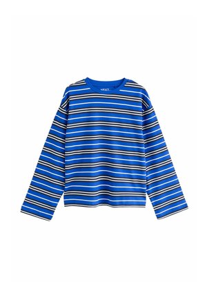 Next, REGULAR FIT - CREW NECK LONG SLEEVE TOP - Langarmshirt - blue stripe
