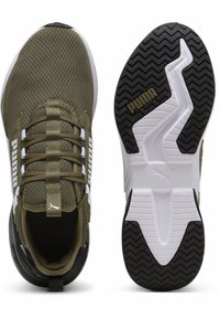 Puma RETALIATE 3 - Pantofi de alergare pe asfalt - olive- black