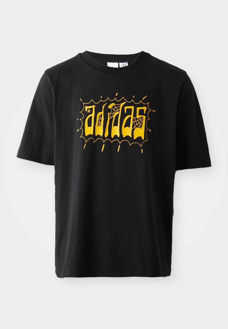 adidas Originals T-shirt print zwart adidas Originals T-shirt print zwart