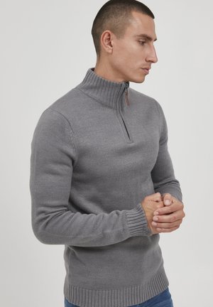 Strickpullover - gray melange