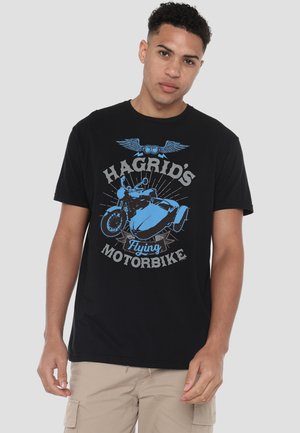 Warner Brothers, HARRY POTTER HAGRIDS FLYING MOTORBIKE - Print T-shirt - black