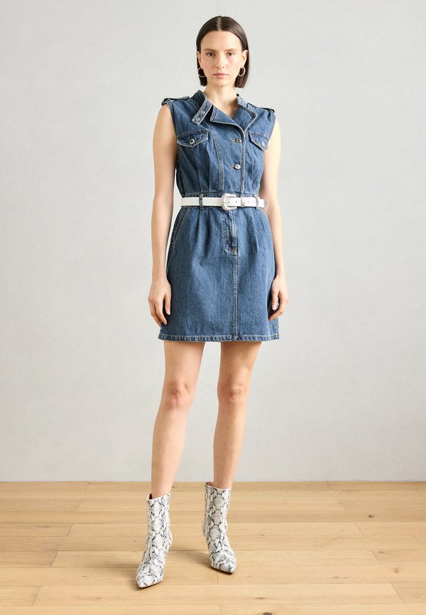 Jeanskleid - denim stone