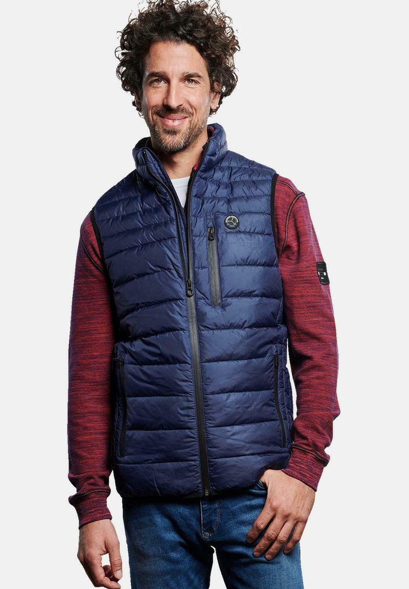 Herren Leichte Jacken | Engbers Weste blau/dunkelblau - RK09566 Herren Leichte Jacken | Engbers Weste blau/dunkelblau - RK09566