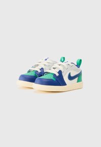 Jordan JORDAN 1 LOW - Sneaker low - sail/deep royal blue/stadium green/neutral grey