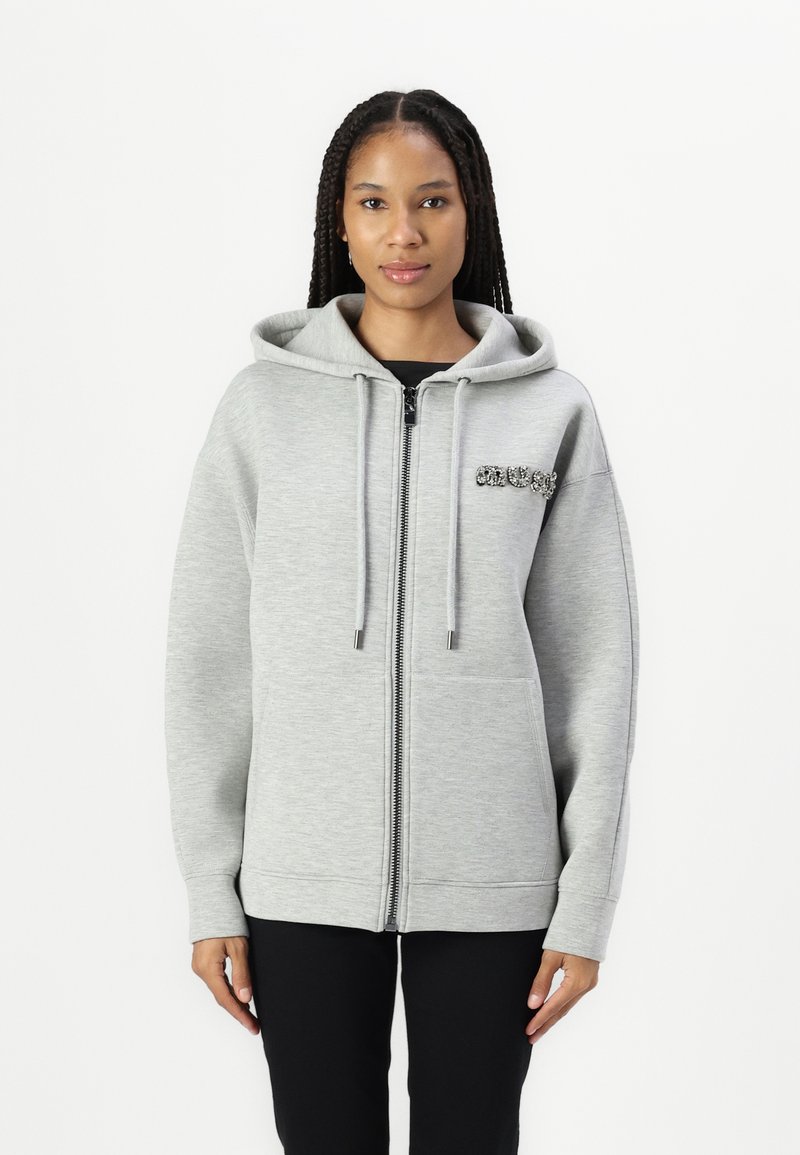 Copenhagen Muse Zip-up sweatshirt - medium grey melange