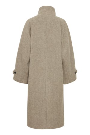 ICHI IHGAZIVA JA - Classic coat - desert taupe melange