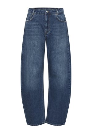 My Essential Wardrobe, JEANS BARREL MWREMMIE 174 - Jean boyfriend - dark blue vintage wash