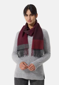 CASH-MERE UNISEX - Sciarpa - dunkelviolett und grau