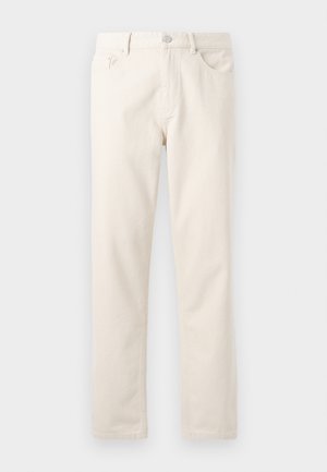 Les Deux RYDER SOLID - Tiesaus kirpimo džinsai - ivory