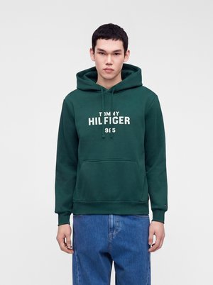 Tommy Hilfiger, STACK HOODIE - Felpa con cappuccio - ornamental green