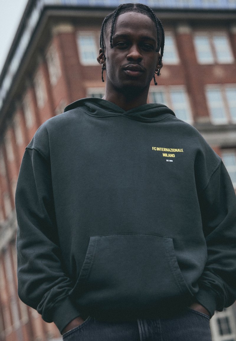 Legacies INTER MILANO MILANO RENAISSANCE HOOD - Sporto klubų atributika - vintage black