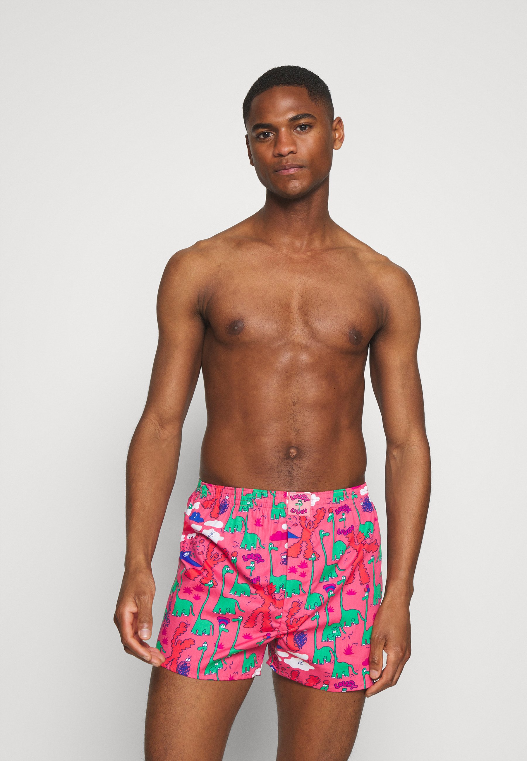 Lousy Livin - Boxer Uomo Pink Banana, Modello Divertente, Tessuto Traspirante E Morbido