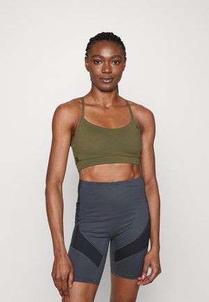 adidas Performance Športová podprsenka s nízkou podporou - olive strata