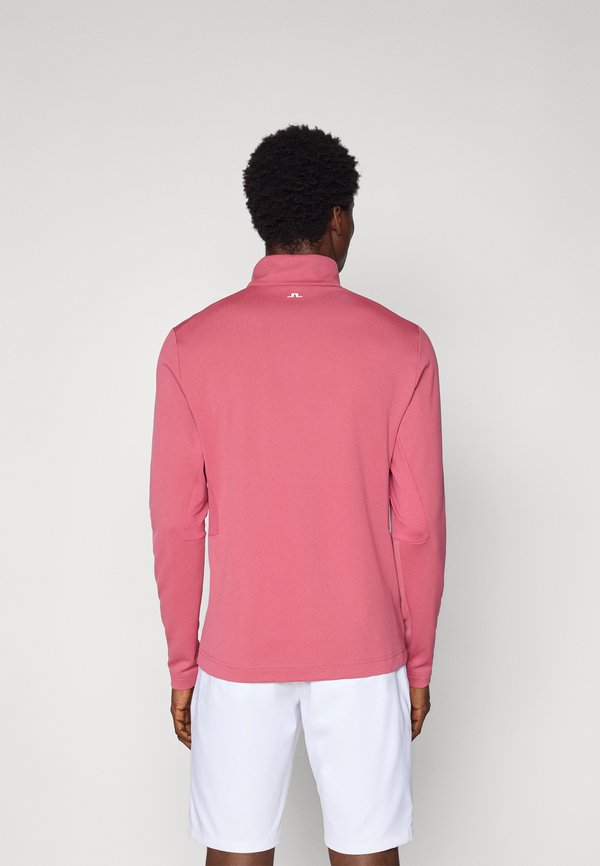LEON QUARTER ZIP MID LAYER - Long sleeved top - rose wine2