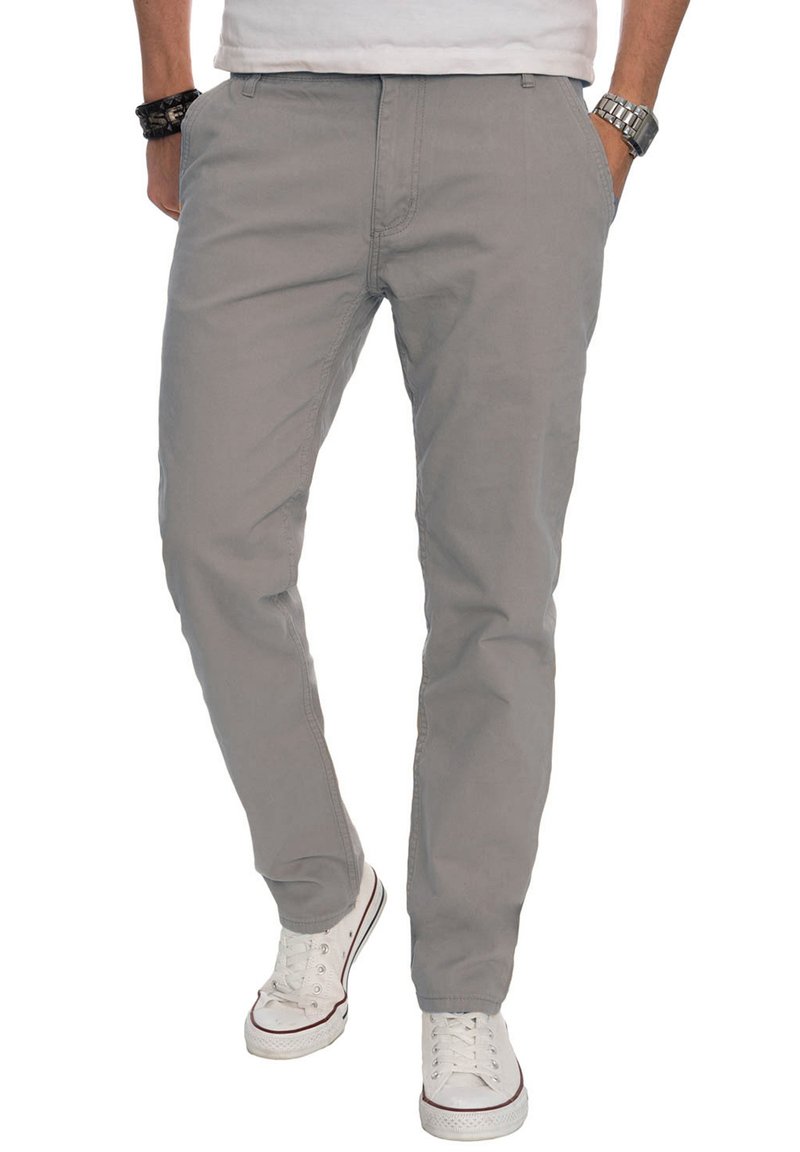 Herren Chinos | Alessandro Salvarini Chino hellgrau - OF74163 Herren Chinos | Alessandro Salvarini Chino hellgrau - OF74163