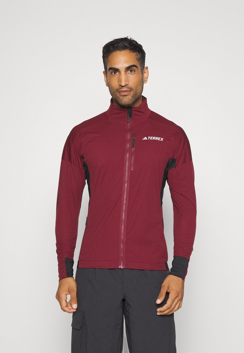 adidas Terrex XPERIOR CROSS-COUNTRY SKI SOFT SHELL - Soft shell jacket - shadow red
