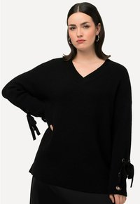 Ulla Popken Strickpullover - black