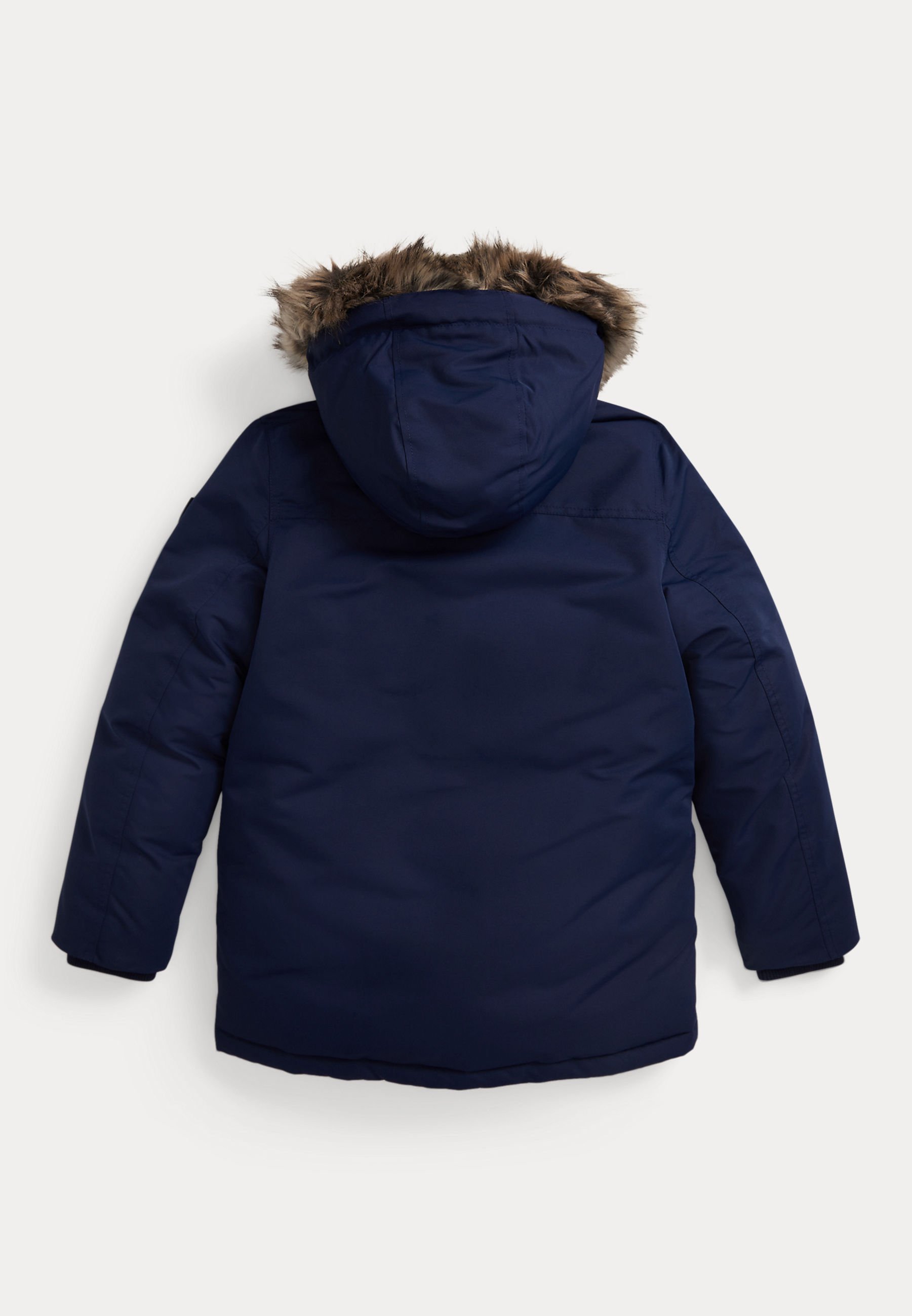 Polo Ralph Lauren FAUX-FUR-TRIM DOWN PARKA - Parka - newport navy