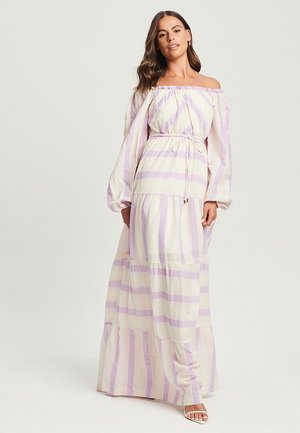 MEL  - Maksi garuma kleita - lilac stripe
