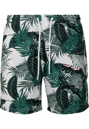 B T PATTERN - Swimming shorts - palm leaves