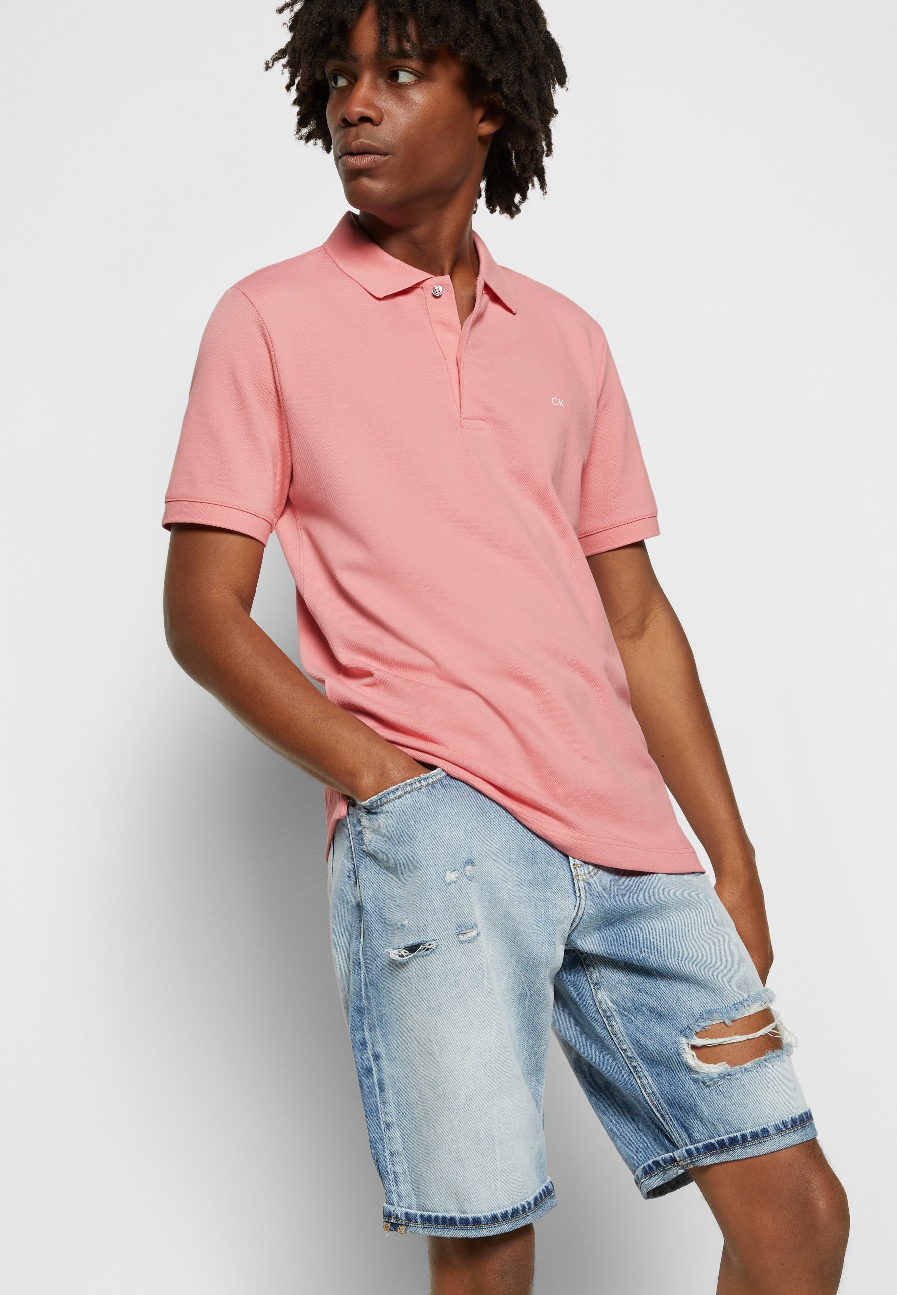 Calvin Klein STRETCH SLIM - Polo shirt 