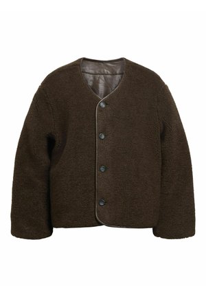 TEDDYJACKE WENDBARE - Let jakke / Sommerjakker - seal brown