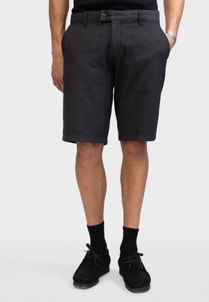 ERCAN  - Shorts - black herringbone