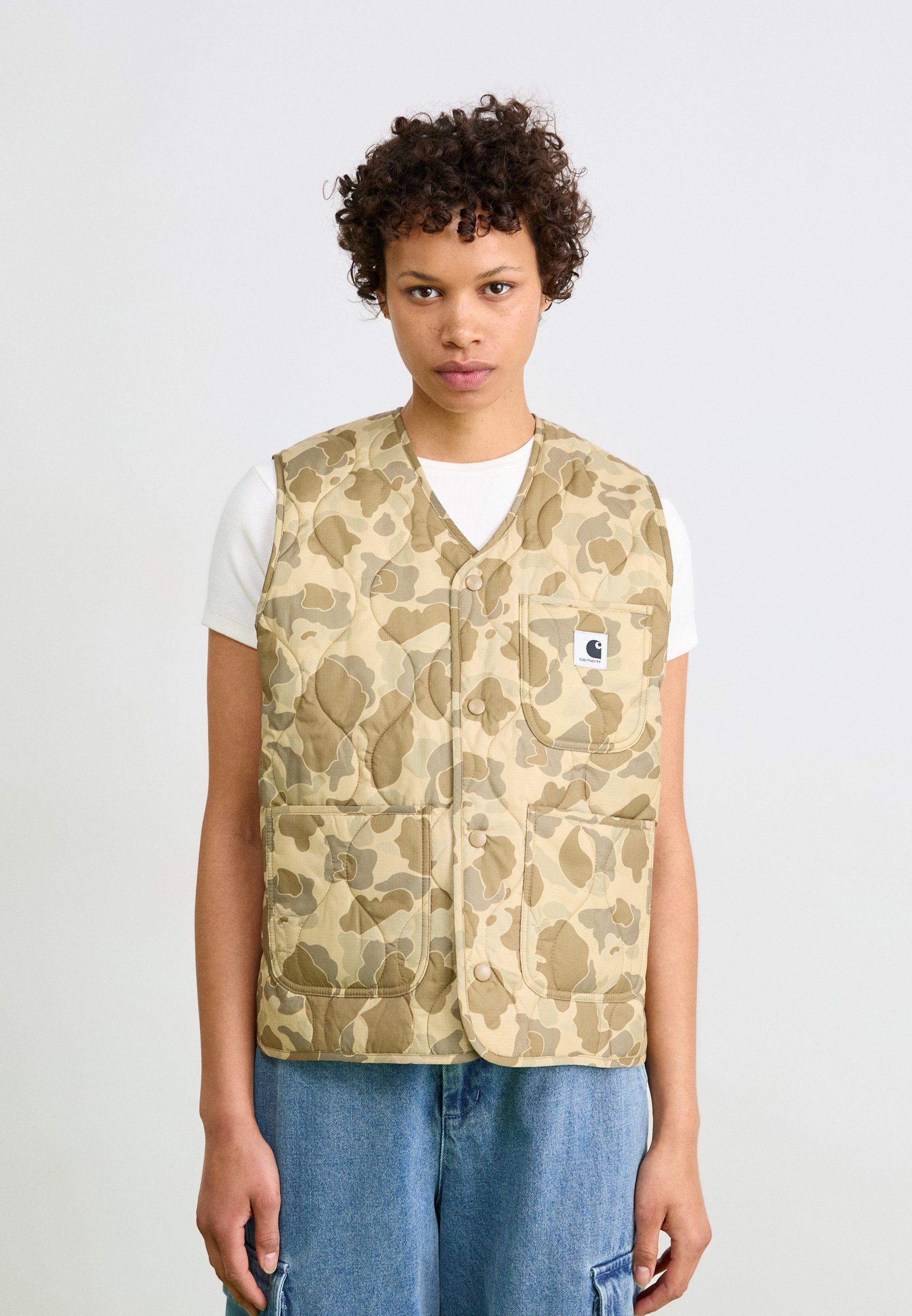 Carhartt WIP SKYLER VEST - Bodywarmer - duck/desert/groen