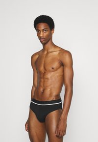 Schiesser 3 PACK   - Slip - dark blue/black