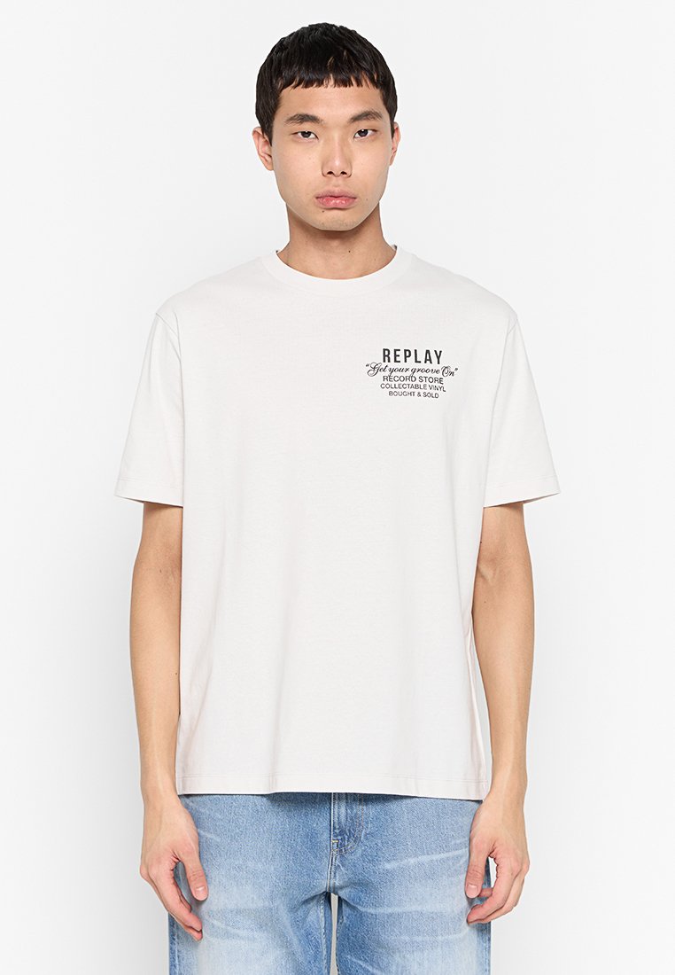 Replay T-shirt print wit