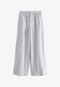 Sélectionné, white grey stripe