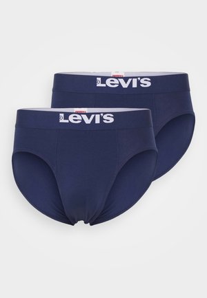 MEN SOLID BASIC BRIEF 2 PACK - Boxerkalsong - navy