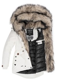 Navahoo SWEETY - Wintermantel - white