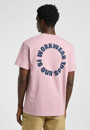 SHORT SLEEVE GRAPHIC - T-shirt print - soft mauve