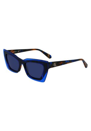 Sonnenbrille - havana blue brown