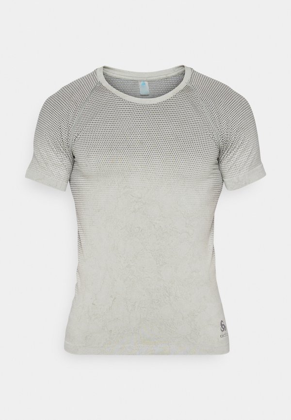 TOP CREW NECK PERFORMANCE LIGHT RAIN DYE - Sports T-shirt - vetiver2