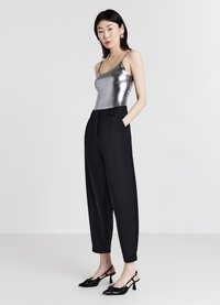 Calliope BALLOON FIT - Pantalon classique - ultrablack
