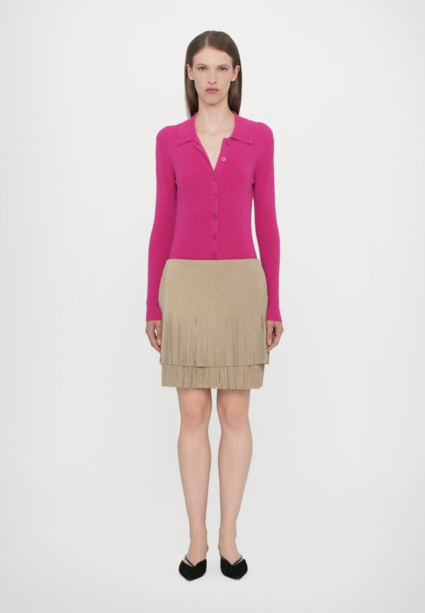 FRINGE MINI SKIRT - Mini skirt - dune2