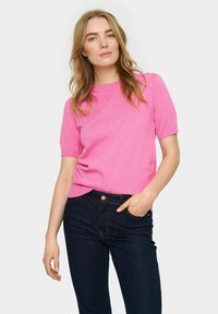 Saint Tropez MILASZ SS - Basic póló - pink cosmos melange