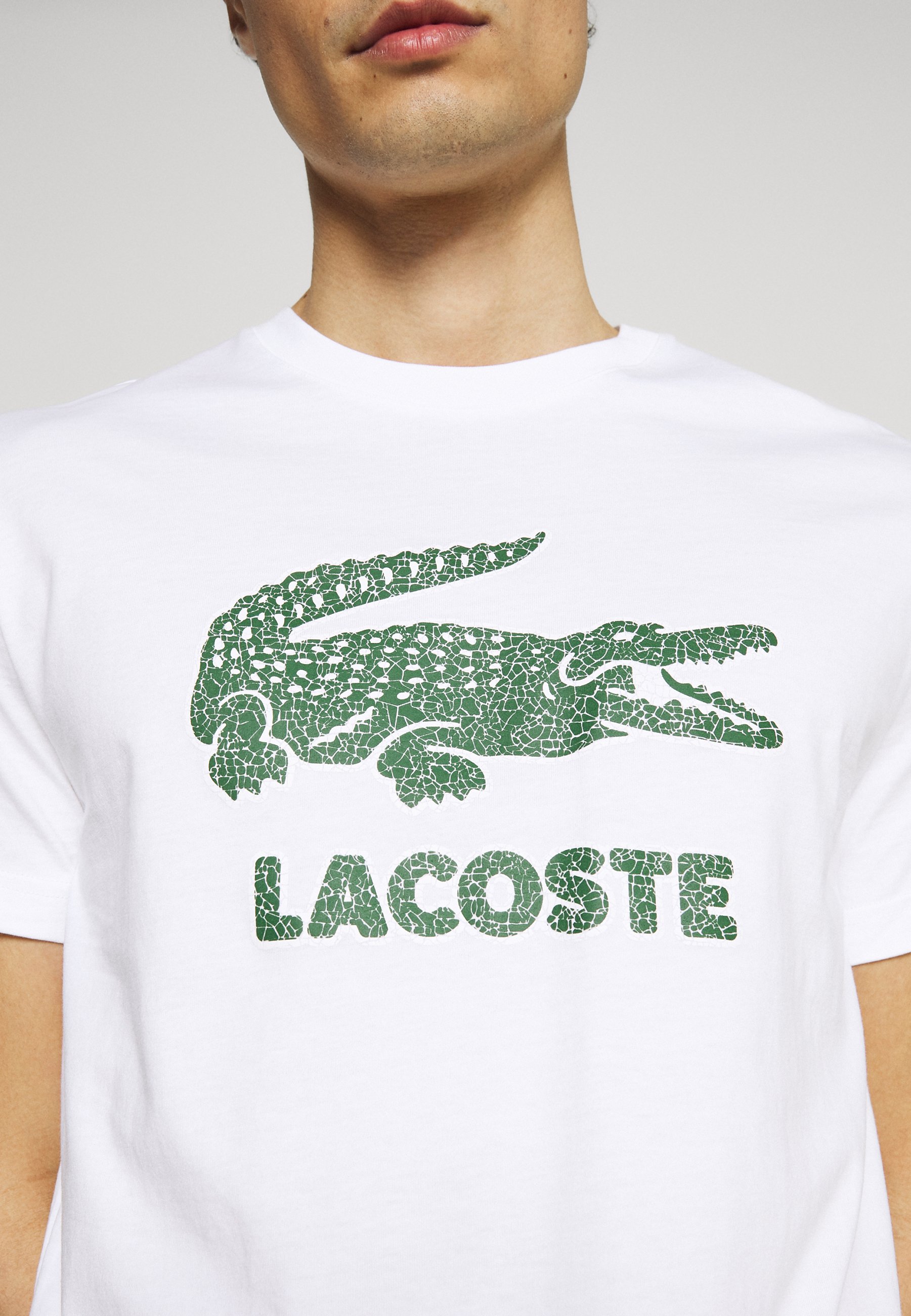lacoste logo blanc
