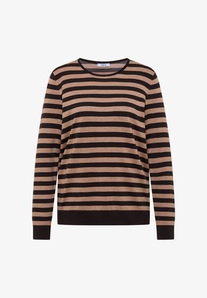 Cecil, PULLOVER MIT RUNDHALS UND STREIFEN - Pullover - truffle brown