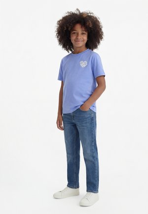 The North Face BRAND PROUD RELAXED SHORT SLEEVE TEE - T-shirt imprimé - periwinkle glow