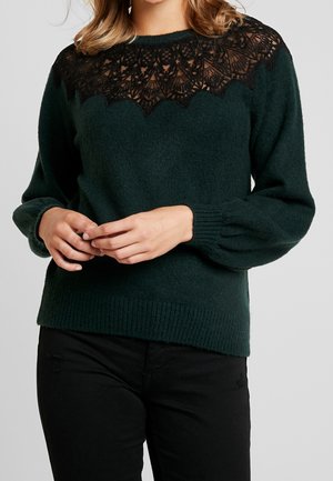 Strickpullover - green