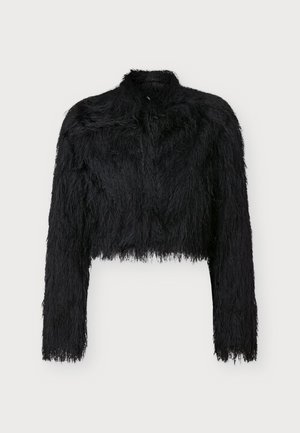 Just Cavalli, CROP FRINGES - Chemisier - black